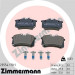 ZIMMERMANN BREMSSCHEIBEN Ø253 + BREMSBELÄGE HINTEN FÜR VW GOLF 5 6 AUDI A3