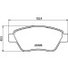 Hella | Bremsbelagsatz, Scheibenbremse | 8DB 355 011-871 Hella | Bremsbelagsatz, Scheibenbremse | 8DB 355 011-871