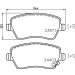 Hella | Bremsbelagsatz, Scheibenbremse | 8DB 355 012-301