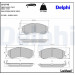 Delphi | Bremsbelagsatz, Scheibenbremse | LP1743 Delphi | Bremsbelagsatz, Scheibenbremse | LP1743