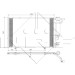 350396 Kondensator, Klimaanlage EASY FIT