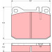 TRW | Bremsbelagsatz, Scheibenbremse | GDB1103 TRW | Bremsbelagsatz, Scheibenbremse | GDB1103
