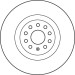 DF6133S Bremsscheibe TRW SINGLE