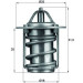 Mahle | Thermostat, Kühlmittel | TX 6 83