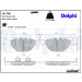 Delphi | Bremsbelagsatz, Scheibenbremse | LP1798 Delphi | Bremsbelagsatz, Scheibenbremse | LP1798