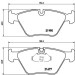 Brembo | Bremsbelagsatz, Scheibenbremse | P 06 065 Brembo | Bremsbelagsatz, Scheibenbremse | P 06 065