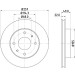 Hella | Bremsscheibe | 8DD 355 102-651 Hella | Bremsscheibe | 8DD 355 102-651