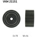 SKF | Umlenk-/Führungsrolle, Zahnriemen | VKM 21151 SKF | Umlenk-/Führungsrolle, Zahnriemen | VKM 21151