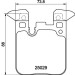Hella | Bremsbelagsatz, Scheibenbremse | 8DB 355 021-341