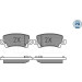 Meyle | Bremsbelagsatz, Scheibenbremse | 025 238 1616/PD Meyle | Bremsbelagsatz, Scheibenbremse | 025 238 1616/PD