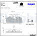 Delphi | Bremsbelagsatz, Scheibenbremse | LP3150