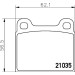 Hella | Bremsbelagsatz, Scheibenbremse | 8DB 355 017-441 Hella | Bremsbelagsatz, Scheibenbremse | 8DB 355 017-441