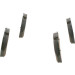 BOSCH | Bremsbelagsatz, Scheibenbremse | 0 986 494 266 BOSCH | Bremsbelagsatz, Scheibenbremse | 0 986 494 266