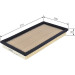 BOSCH 1 987 429 181 Luftfilter