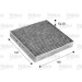 715681 Filter, Innenraumluft VALEO PROTECT