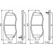 BOSCH | Bremsbelagsatz, Scheibenbremse | 0 986 494 211