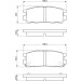BOSCH Bremsbelagsatz, Scheibenbremse 0 986 424 367