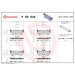 P 50 044 Bremsbelagsatz, Scheibenbremse PRIME LINE