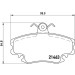 Brembo | Bremsbelagsatz, Scheibenbremse | P 68 038 Brembo | Bremsbelagsatz, Scheibenbremse | P 68 038