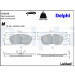 Delphi | Bremsbelagsatz, Scheibenbremse | LP3166 Delphi | Bremsbelagsatz, Scheibenbremse | LP3166