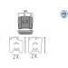 Meyle | Bremsbelagsatz, Scheibenbremse | 025 219 1915/PD Meyle | Bremsbelagsatz, Scheibenbremse | 025 219 1915/PD