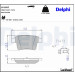 Delphi | Bremsbelagsatz, Scheibenbremse | LP1957 Delphi | Bremsbelagsatz, Scheibenbremse | LP1957