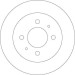 TRW | Bremsscheibe | DF4319 TRW | Bremsscheibe | DF4319