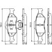 BOSCH | Bremsbelagsatz, Scheibenbremse | 0 986 424 645