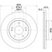 Hella | Bremsscheibe | 8DD 355 111-571 Hella | Bremsscheibe | 8DD 355 111-571