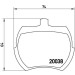 Brembo | Bremsbelagsatz, Scheibenbremse | P 52 002