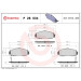 Brembo | Bremsbelagsatz, Scheibenbremse | P 28 034X Brembo | Bremsbelagsatz, Scheibenbremse | P 28 034X