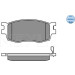 Meyle | Bremsbelagsatz, Scheibenbremse | 025 243 1717/W Meyle | Bremsbelagsatz, Scheibenbremse | 025 243 1717/W