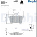 Delphi | Bremsbelagsatz, Scheibenbremse | LP2147