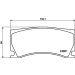 Hella | Bremsbelagsatz, Scheibenbremse | 8DB 355 014-101