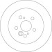 TRW | Bremsscheibe | DF4441 TRW | Bremsscheibe | DF4441