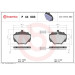 Brembo | Bremsbelagsatz, Scheibenbremse | P 44 003 Brembo | Bremsbelagsatz, Scheibenbremse | P 44 003