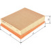BOSCH 1 457 433 549 Luftfilter BOSCH 1 457 433 549 Luftfilter