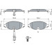 0 986 494 660 Bremsbelagsatz, Scheibenbremse
