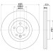 Hella | Bremsscheibe | 8DD 355 123-111