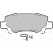 598680 Bremsbelagsatz, Scheibenbremse