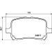 Hella | Bremsbelagsatz, Scheibenbremse | 8DB 355 014-691 Hella | Bremsbelagsatz, Scheibenbremse | 8DB 355 014-691