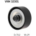 SKF | Umlenk-/Führungsrolle, Keilrippenriemen | VKM 32301