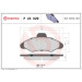 Brembo | Bremsbelagsatz, Scheibenbremse | P 24 029