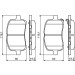 BOSCH | Bremsbelagsatz, Scheibenbremse | 0 986 494 306