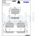 Delphi | Bremsbelagsatz, Scheibenbremse | LP2145