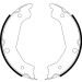 Hella | Bremsbackensatz, Feststellbremse | 8DA 355 050-681