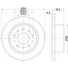 Hella | Bremsscheibe | 8DD 355 113-731