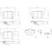 Brembo | Bremsbelagsatz, Scheibenbremse | P 23 190