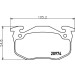Hella | Bremsbelagsatz, Scheibenbremse | 8DB 355 018-951 Hella | Bremsbelagsatz, Scheibenbremse | 8DB 355 018-951