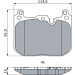 0 986 424 331 Bremsbelagsatz, Scheibenbremse